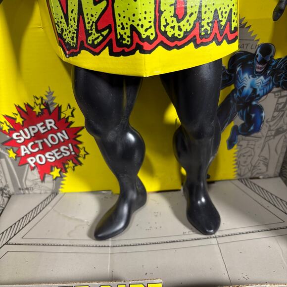 Vintage New In Box Marvel Venom Supersize Action Figure - Toy Biz 1991 - Comic - Picture 3 of 9